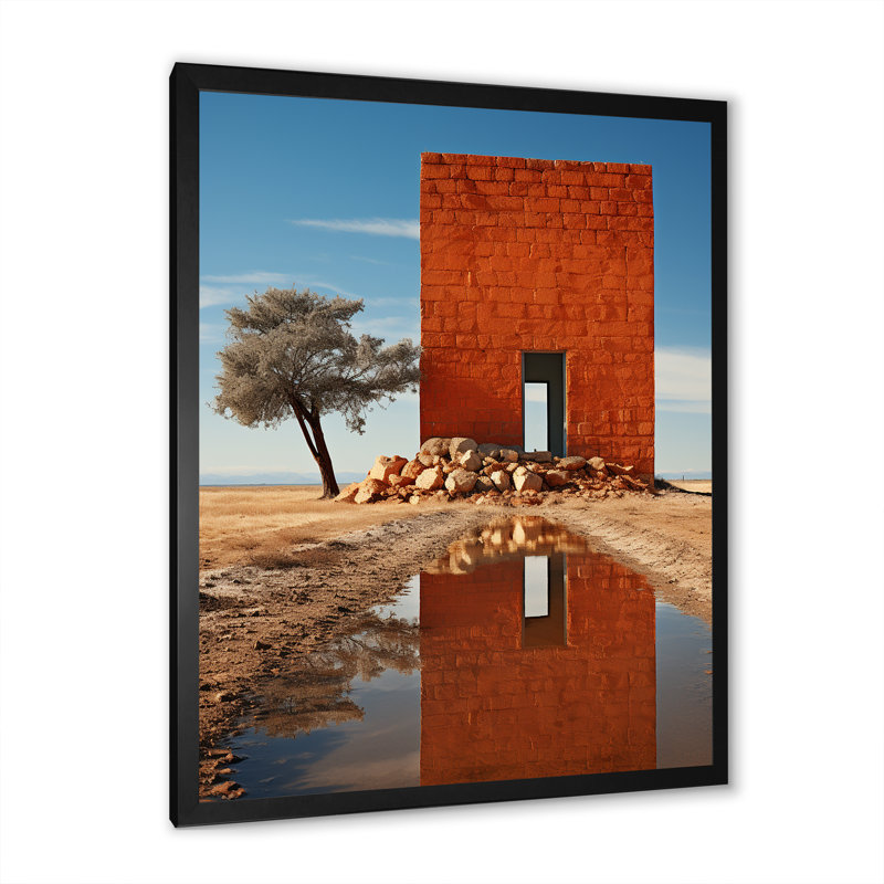 Monuments, minimalisme, photographie de paysage II, Cadre simple noir, H 32 po x l 24 po x P 1 po