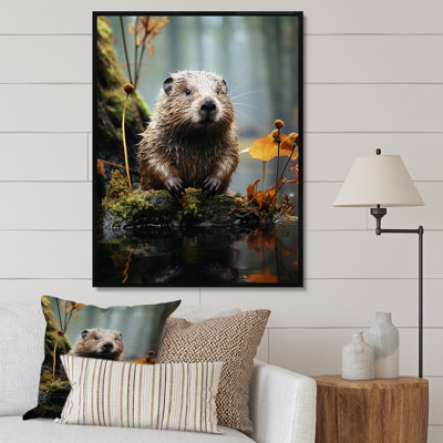 «Augustinas Beaver Animal», photographie sur toile
