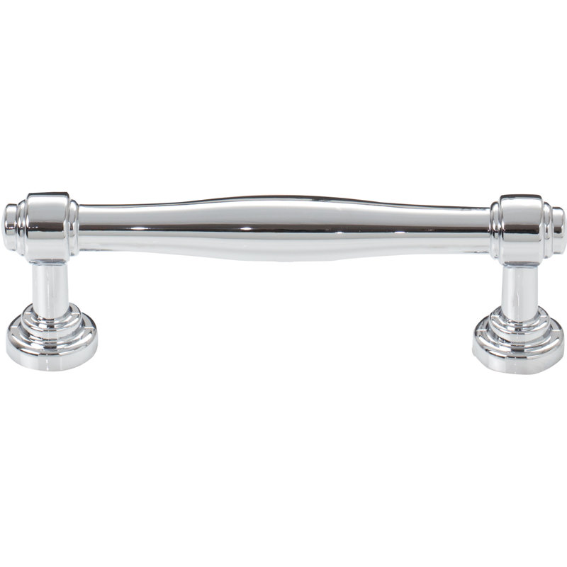 Ulster Bar Pull, Polished Chrome, 3 3/4" Center to Center