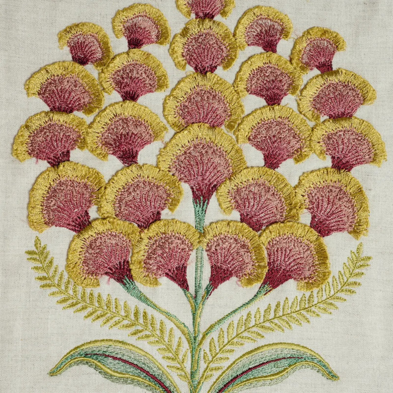 Tissu de broderie Aurelia, Naturel