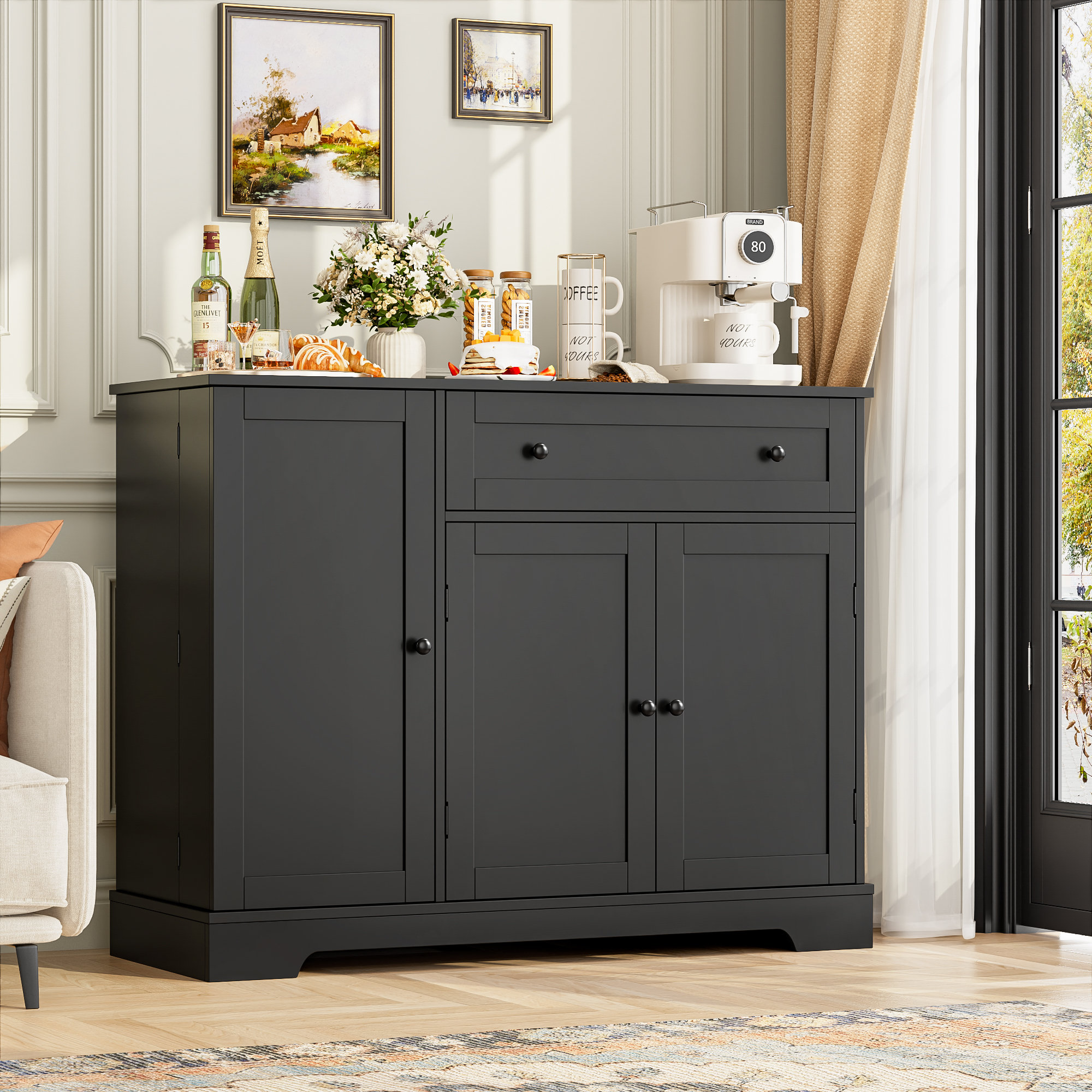 Lark Manor™ Angelyne 41.3'' Server \u0026 Reviews | Wayfair, image size:2000x2000