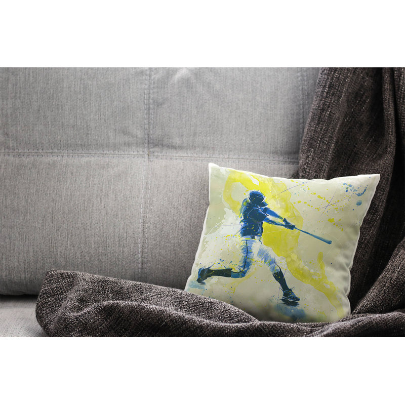 Baseball Square Cushion