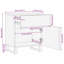 Bedside Cabinet 50 X 33 X 60 Cm Solid Mango Wood-753209298