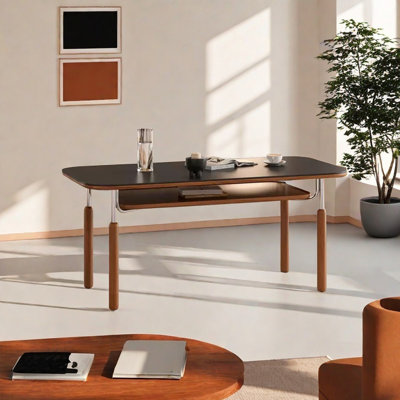 Minimally designed rock dining table