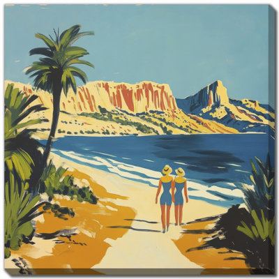Oasis Shores I Canvas Wall Art