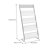 Bledi Metal Free Standing Magazine Rack