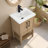 Cheriton 20'' Single Bathroom Vanity with Ceramic Top-1118021798