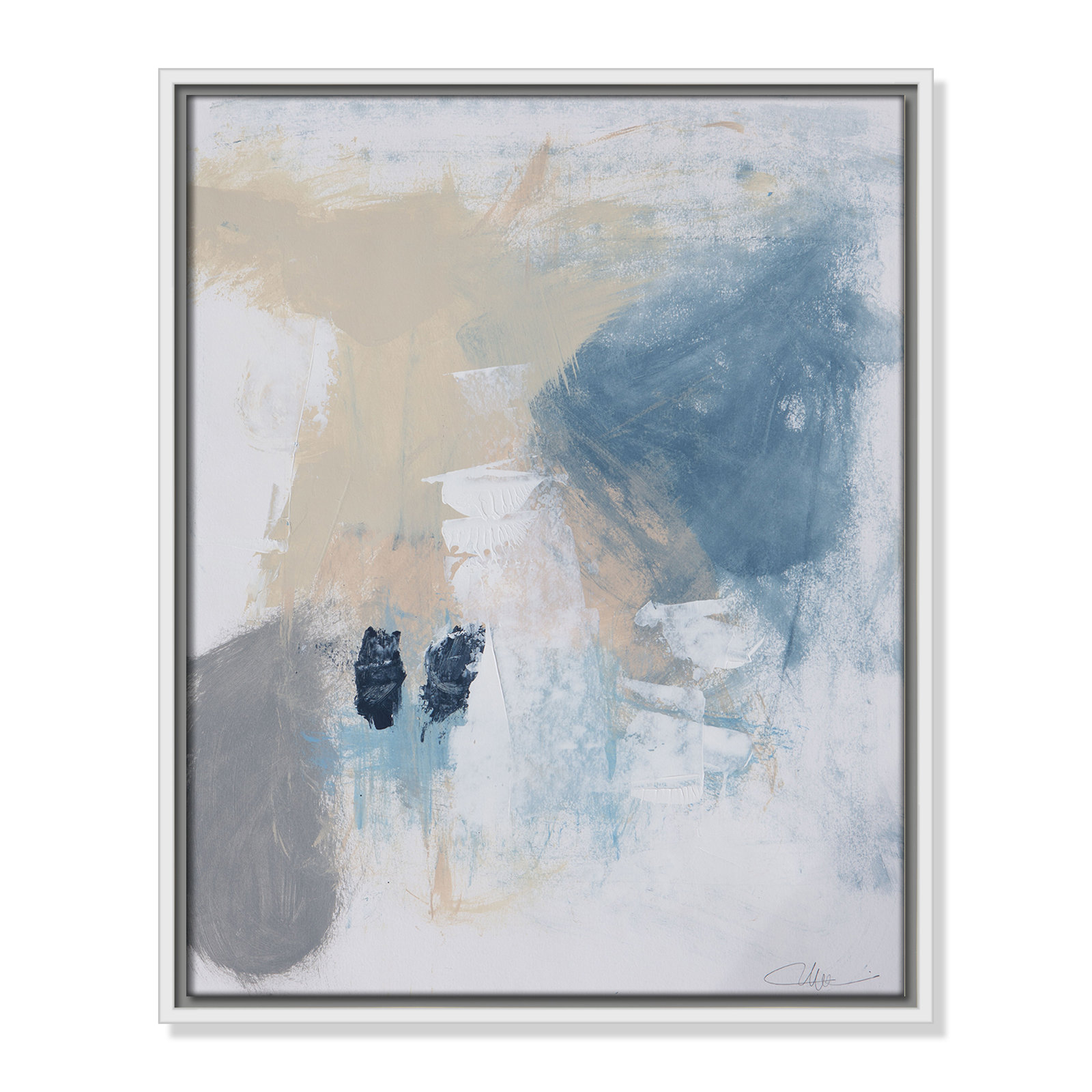 Coastal Carnival II Print by Casa Fine Arts, No Mat, 21.5" H x 17.5" W x 2" D, White Floater Framed Canvas