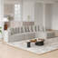 Ensemble de canapé modulaire en chenille de 131,1 pouces-503306055