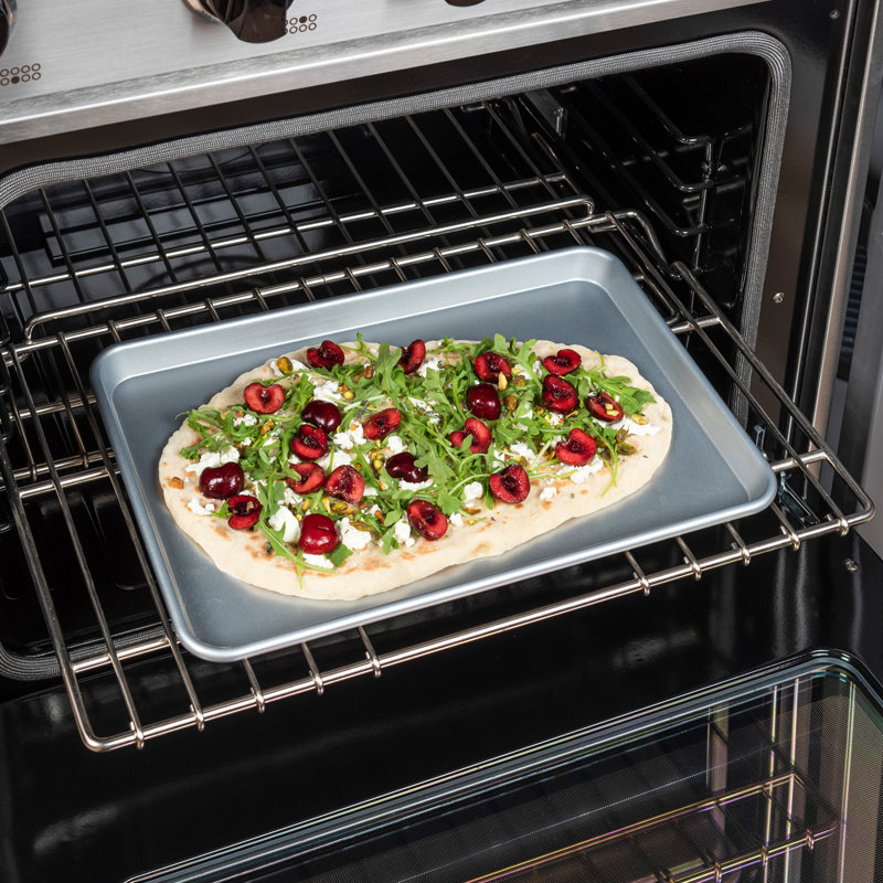 16.69" Silver Nonstick Aluminum Cookie Sheet