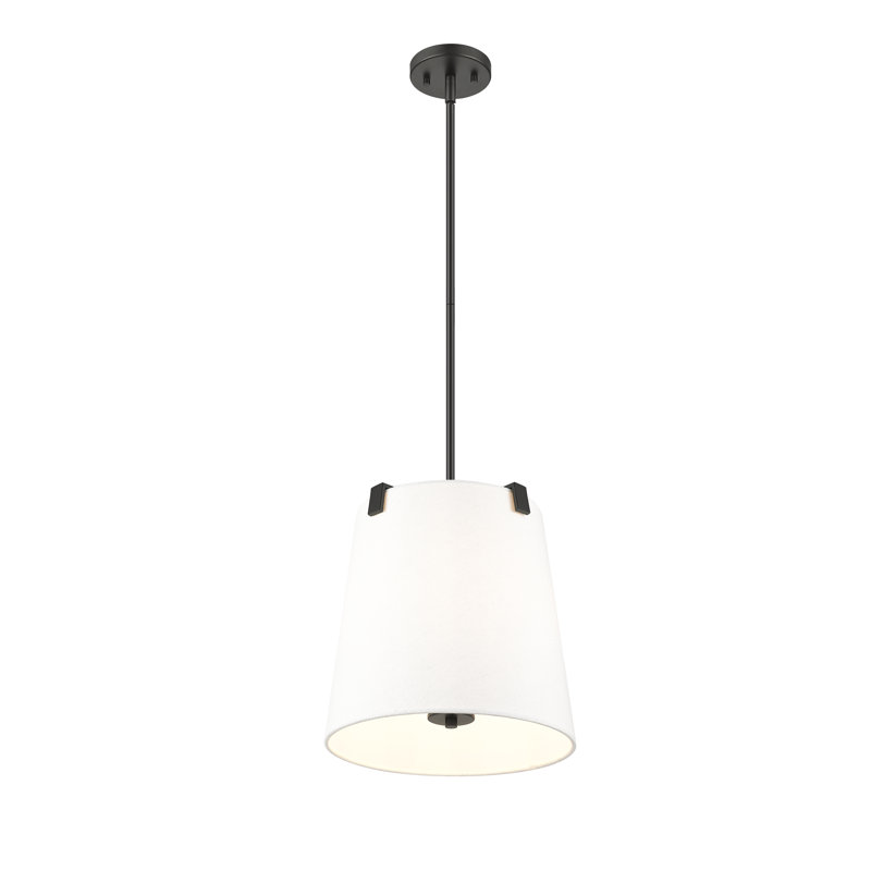 Luminaire suspendu 3 lumières Regene en noir mat, Noir mat