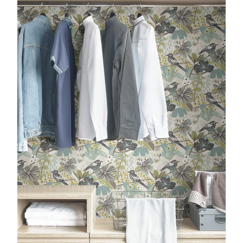 Rouleau de papier peint Bjartey, Vert