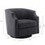 30,88 po Fauteuil coulissant pivotant gris Ashen