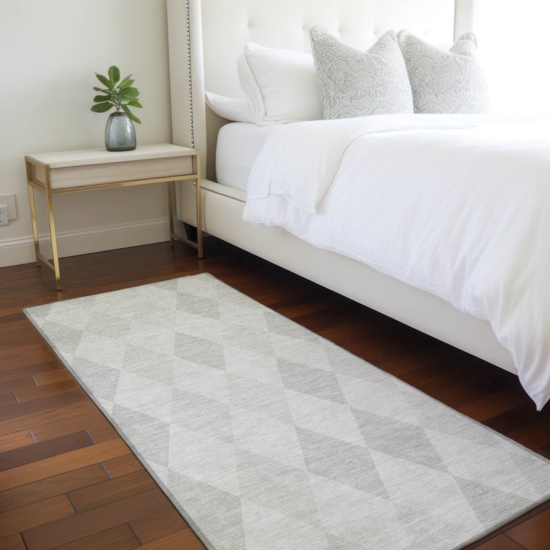 Clintonville Washable Geometric Indoor / Outdoor Rug, Runner 2'3" x 7'6"