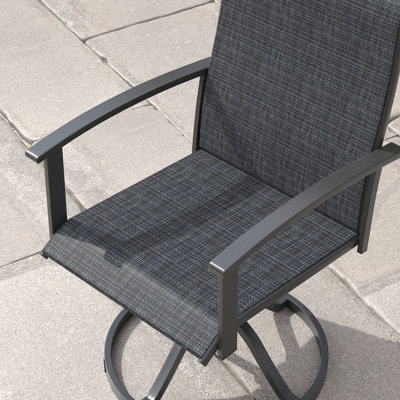 Patio Dining Swivel Chair Set Of 2 by Ebern Designs