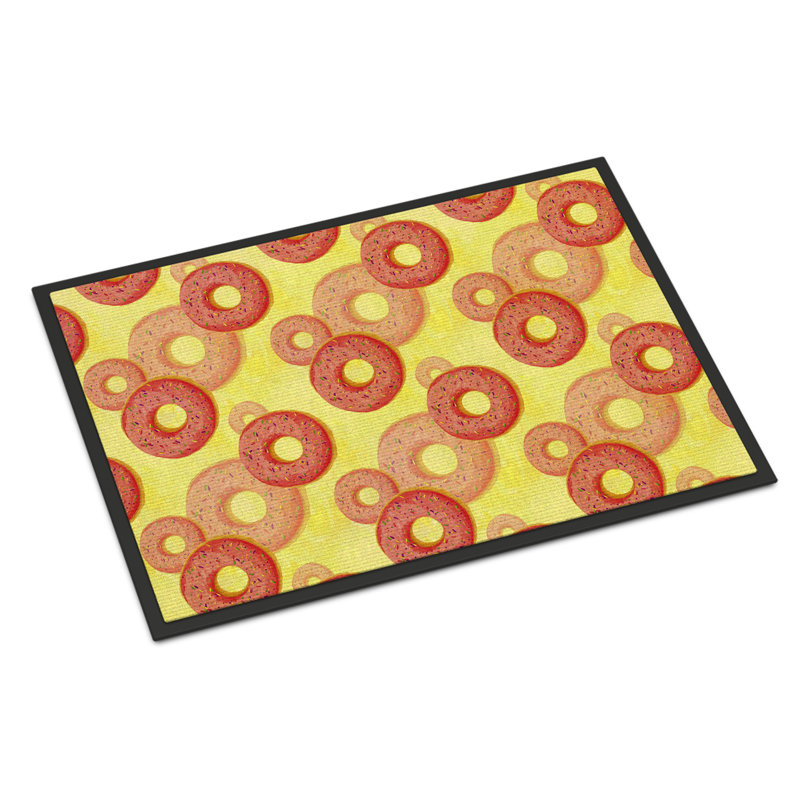 Tapis d’extérieur anti-dérapant à la juste porte-fruits, Rectangle 24 po x 36 po