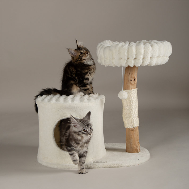 Scruffs Himalayas Cat Scratching Tree, Cream