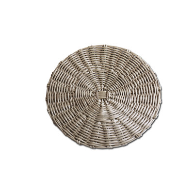Vida Faux Wicker Round Placemat