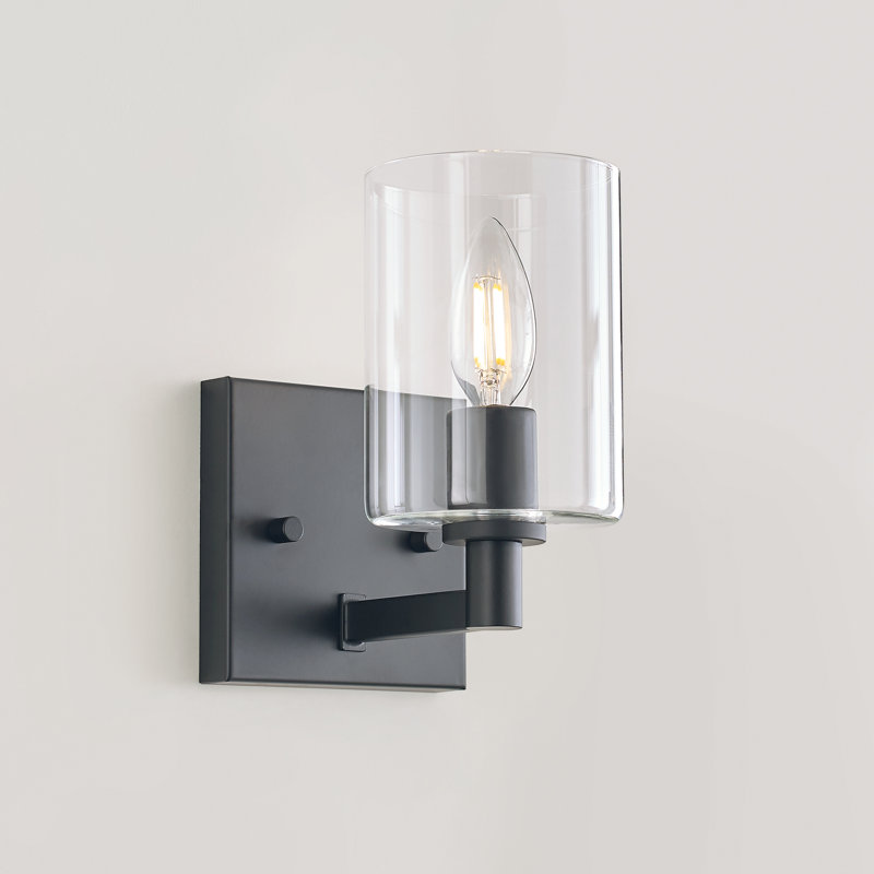 Fullton 1 - Light Bath Sconce, Midnight Black