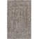 Tapis brun rectangulaire en polyester tissé à plat Rectangle Geathers