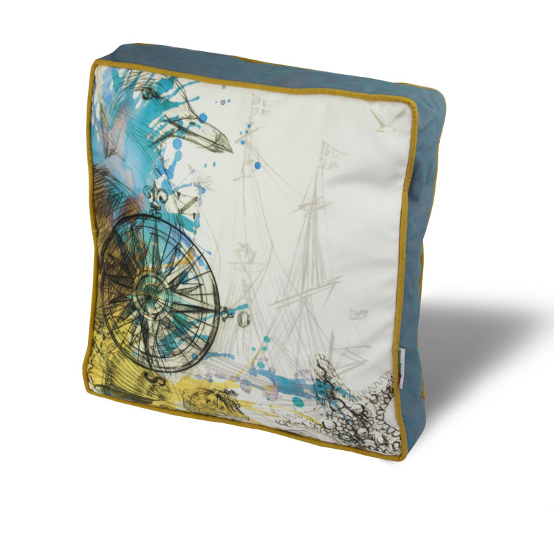 Coussin carré de qualité supérieure, 16,5 x 16,5 pouces, 50% coton / 50% polyester | Lavable et repassable avec fermeture à glissière dissimulée | Rembourrage en silicone pour un confort ultime | Housse amovible, parfaite pour la décoration intéri