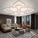 Smart WIFI LED ceiling light dimmable with remote control music Alexa Google 80W