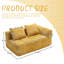 Canapé en chenille, canapé-lit modulaire minimaliste pour salon, salon et chambre à coucher-118020385