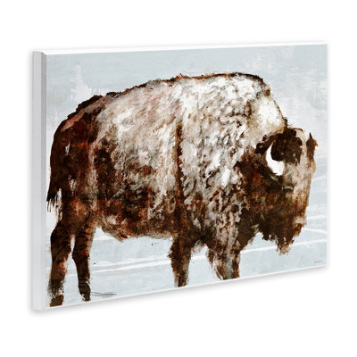 Abstract Buffalo Impression Wall Plaque Art by Dan Meneely
