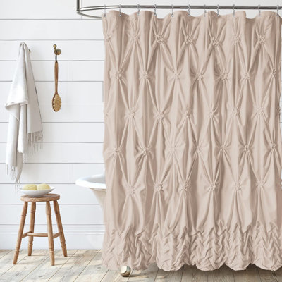 Jermesha Shower Curtain with Hooks Included