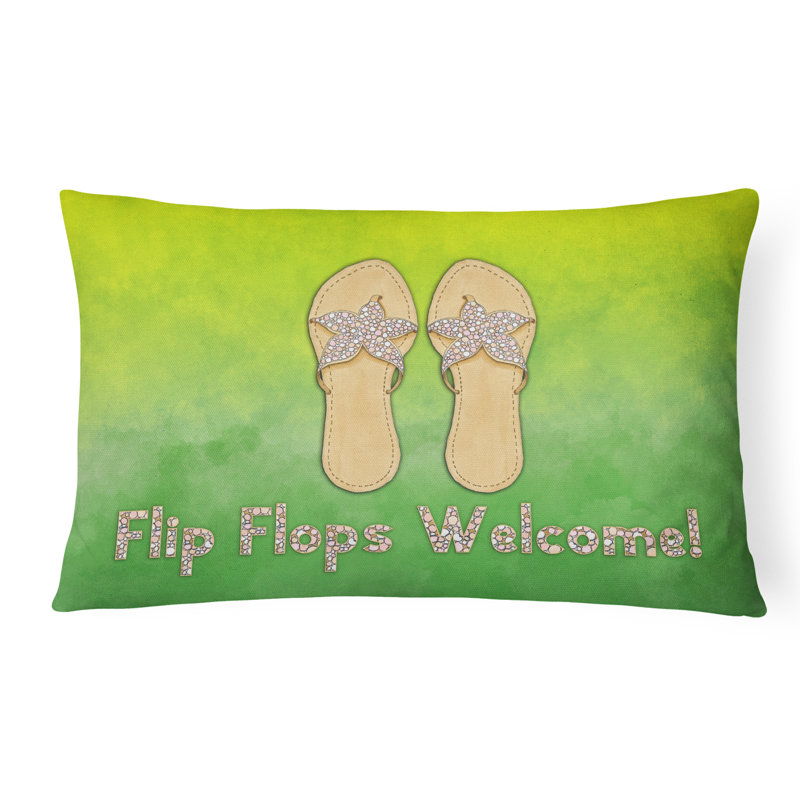  Coussin intérieur / extérieur Flip Flops Welcome