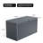 90 Gallon Black Plastic Storage Deck Box, 45.67”×19.49”×23.23” Outdoor Patio Container With Maze Texture , 19lbs – Ideal For Garden Tools/cushions/pool Supplies, Weather-resistant, Hinged Lid (lockable), Doubles As Bench/table-119917751