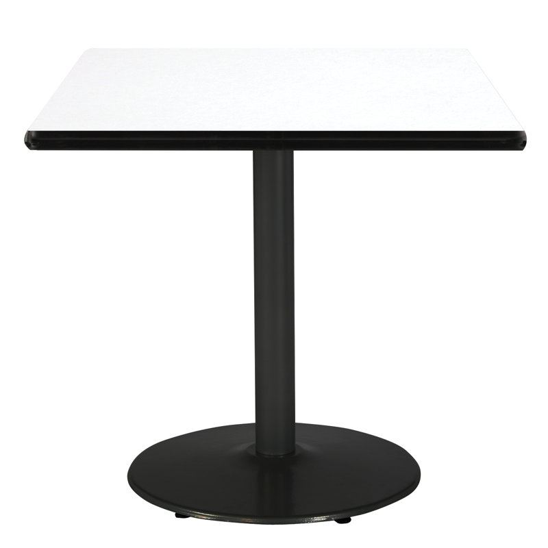 Dining room table Mode Breakroom, Noir, Lin frais, H 29 po x L 30 po x l 30 po
