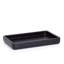 Domus Black Matte Bathroom Tray