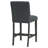 Aliziah Boucle Upholstered Counter Chair Black-95668005