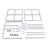 47.49X47.2X25.2” Steel Rolling Cart