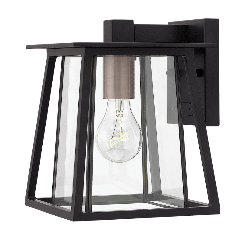 Walker 1-Light Outdoor Wall Lantern, 9.5" H x 7.3" W x 8.3" D