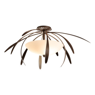 Plafonnier semi-encastré 2 lumières Dahlia