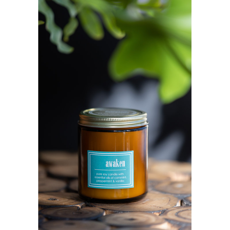 Bougie parfumée à l'huile essentielle Awaken
