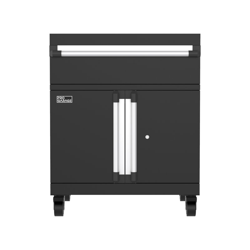Armoire de rangement mobile à 2 portes et tiroirs ProGarage l 32,7 po x l 26,8 po x 18 po ProGarage