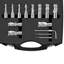 Cutter For Magnetic 13 Pcs Drill Bits 7/16" To 1 - 1/16" Cutting Diameter 1" Depth M2al 2 Pilot Pins Wrench Portable Case High Speed Steel Compatibility
