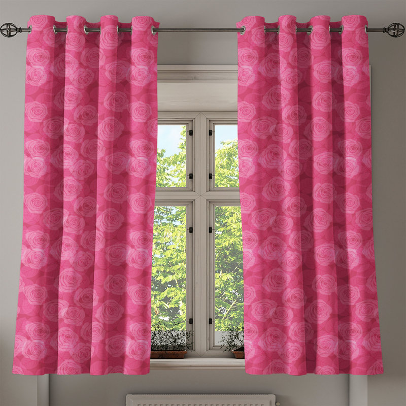 Sateen Blackout Curtains / Drapes Pair, 50" W x 63" L