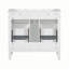 Ensemble de meuble-lavabo simple autoportant avec quatre tiroirs