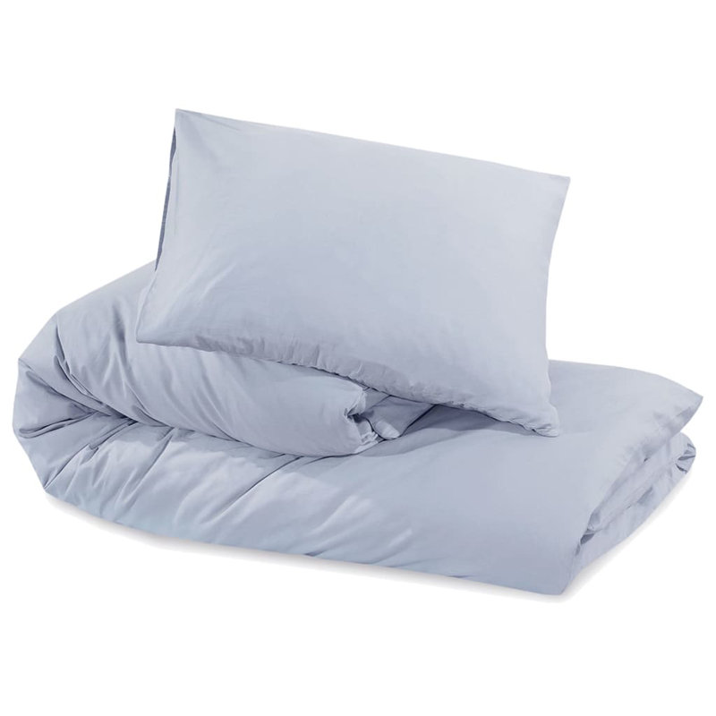 Kyong Double Duvet Cover Set, Grey