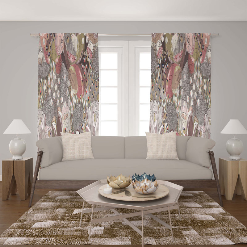 Lillias Room Darkening Curtain Pair