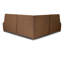 Polyester Blend Upholstered Bench