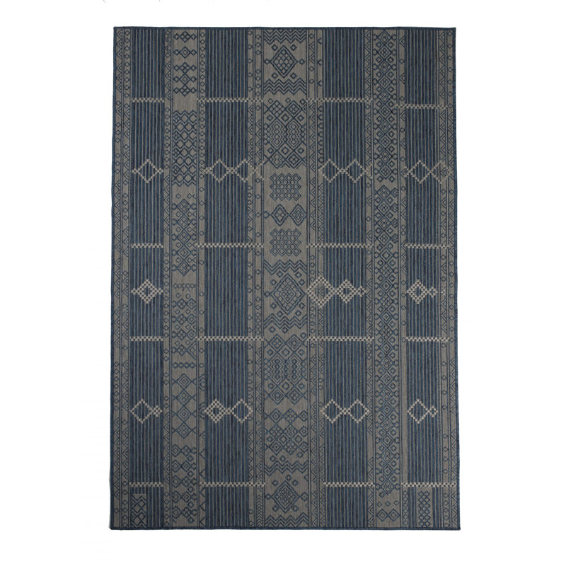 Holsworth Geometric Indoor / Outdoor Rug, Rectangle 2' x 3'