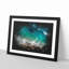 Beach In Honolulu Hawaii Paint Splash - Framed Print-56890972-56890964