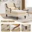 Fauteuil-lit rembourré en tissu-118377195