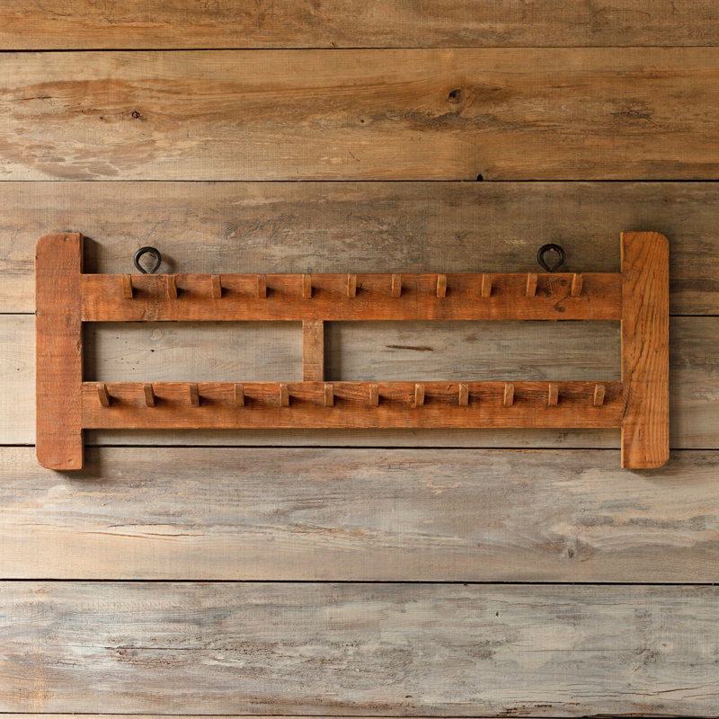 Rustic Wooden Double Yoke Wall Hanger