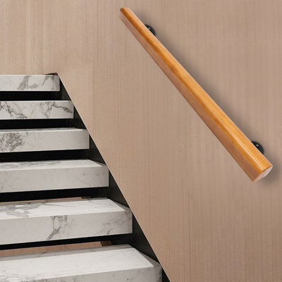 Wood Non-Slip Stair Handrails